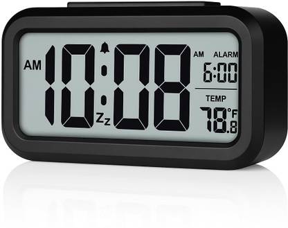 Jeko Digital Black Clock