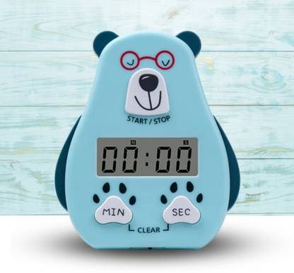 YELONA Digital Sky Blue Clock