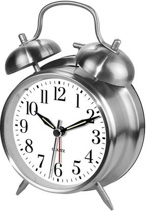 BBD Kitchen Shop Analog Silver Clock