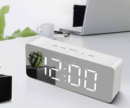 Hiply Digital Silver Clock
