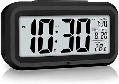 AERYS Digital Black Clock