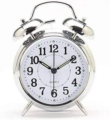 deadly Analog Silver Clock