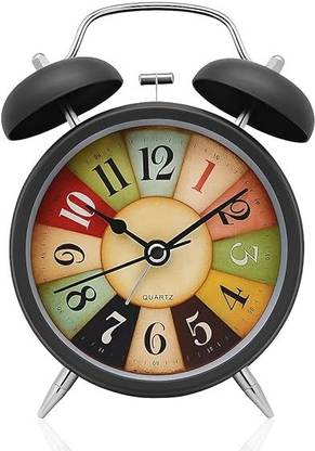 Omkara Analog Black Clock