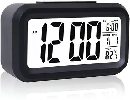BINC Digital Black Clock