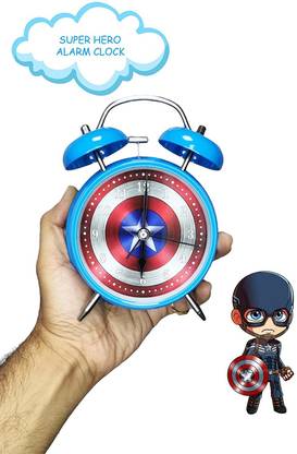 RIANZ Analog Blue, Red Clock