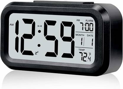 Adonai Digital Black Clock