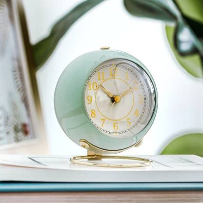 Prim Enterprise Analog Green Clock