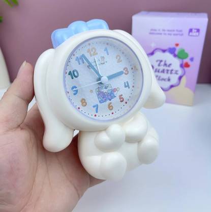 Samvardhan Analog White & Blue Clock