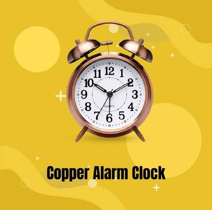Amdeeworld Analog Copper Clock