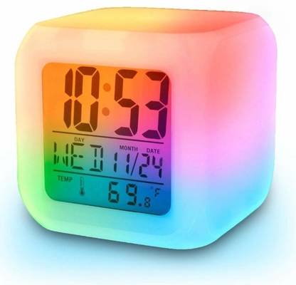 Empro Digital White Clock