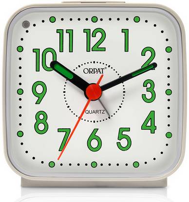 ORPAT Analog Light Grey Clock