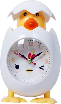Kadio Analog Yellow Clock