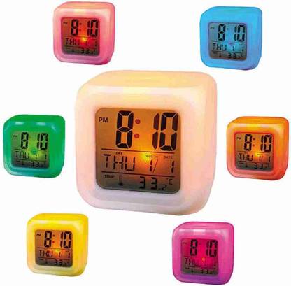 OSSUM Digital COLOR CHANGING Clock