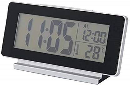 dynamics Digital IKEA, Black, ABS Plastic, 16x9 cm, LED Display, Thermometer, LED Alarm, Temperature Display Clock