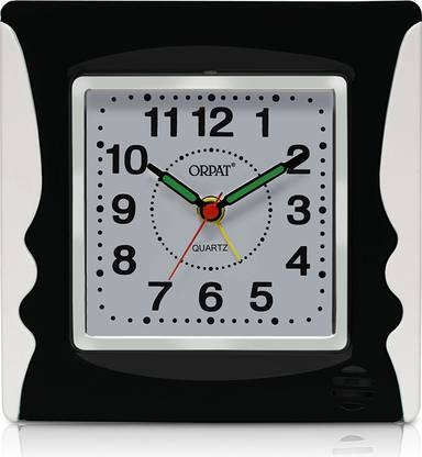 ORPAT Analog Black Clock