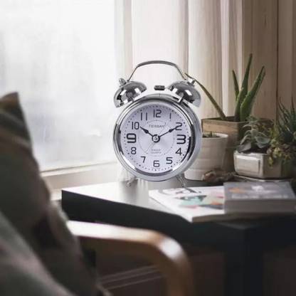 THE HELL SHOP Analog White Clock