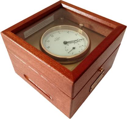 BRASS BLESSING Analog MUHLE GLASHUTTE Marine CHRONOMETER – GERMANY (3462) Clock