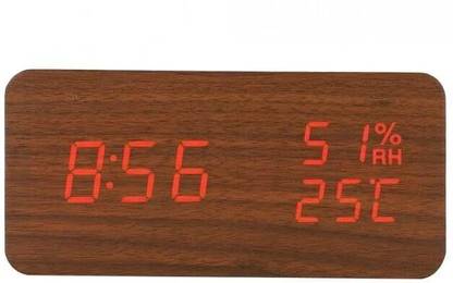 NXZ Digital Brown Clock