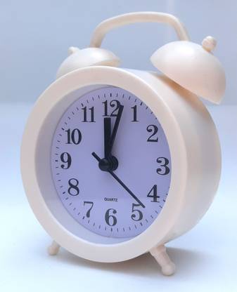 Camfa Analog Beige, White Clock
