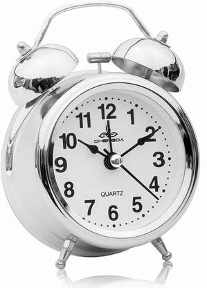 deadly Analog Silver Clock