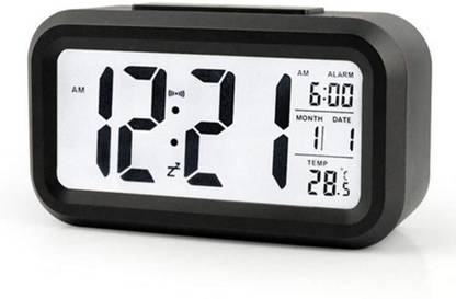 BBD Kitchen Shop Digital Black Clock