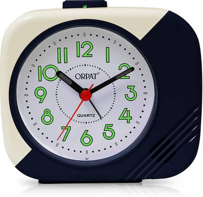 ORPAT Analog Blue Clock