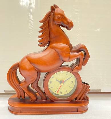banchi Analog Brown colour Clock