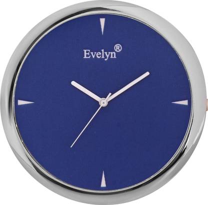 Evelyn Analog Blue Clock