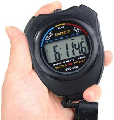 Real Instruments Digital Black Clock