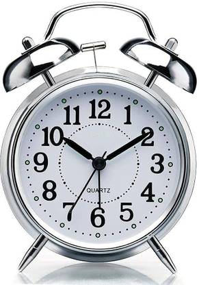 deadly Analog Silver Clock