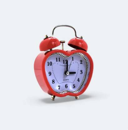 mastghadi Analog Red Twin Bell Alarm Clock