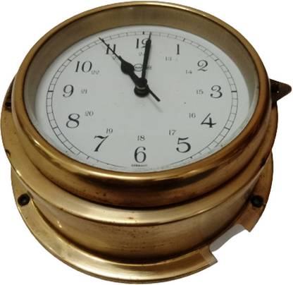 BRASS BLESSING Analog BARIGO Marine Ship's WALL Clock - GERMANY (3459) Clock
