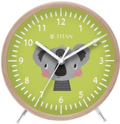 Titan Analog Brown Clock