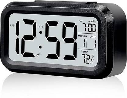 Kello Digital Black Clock