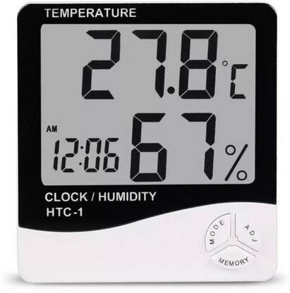 dinojames Digital White, Black Clock