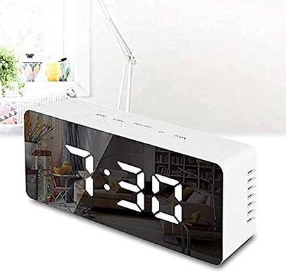 Campark Digital White Clock