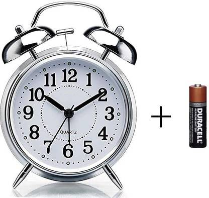 Congo Analog Silver Clock