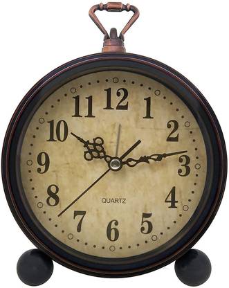 taxme Analog Brown Clock