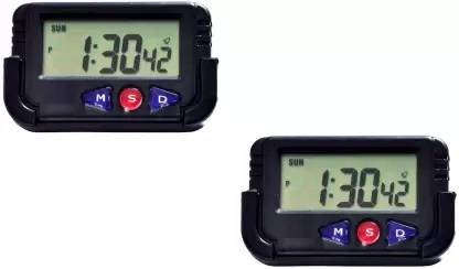 UNIQUE PROFESSIONAL Digital Black Clock