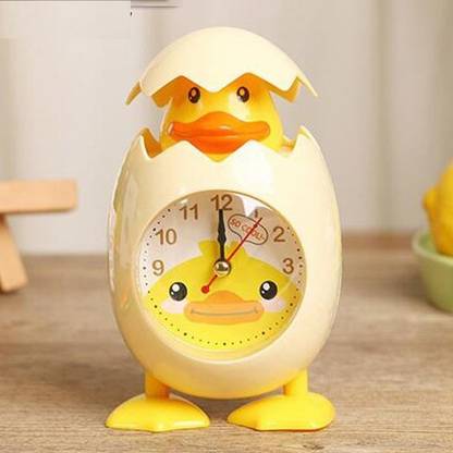 Sampri Analog-Digital Yellow Clock