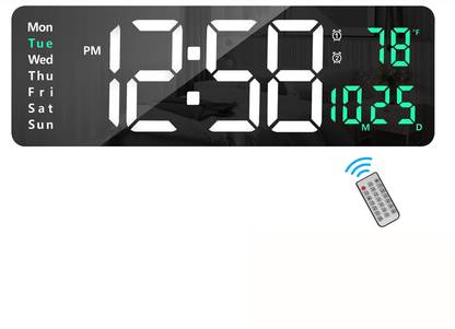 AADGEX Digital Green Clock