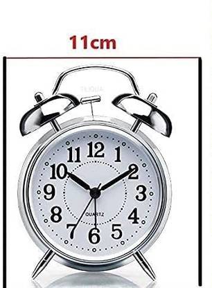 TINSUHG Analog Silver, White Clock
