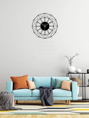 Fineline Handicraft Analog-Digital Black Clock