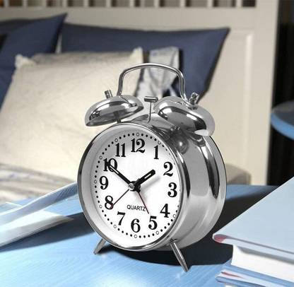 deadly Analog Silver Clock