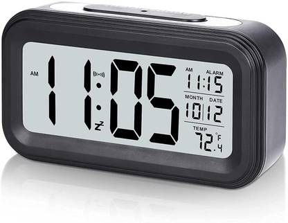 JYORESHA Digital Black Clock