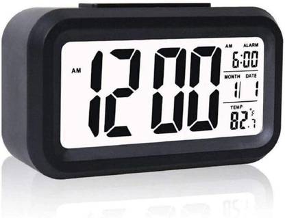 CANDYVILLA Digital Black Clock