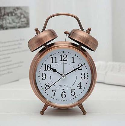deadly Analog Light brown Clock