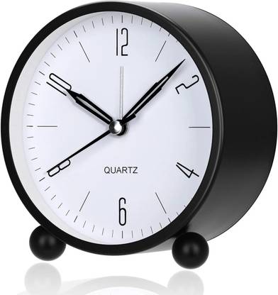 Kadio Analog Black Clock
