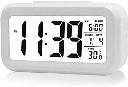 Adonai Digital White Clock