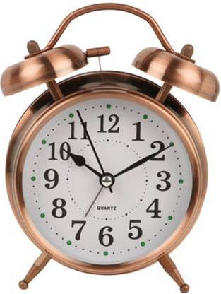STEPHY Analog Brown Clock